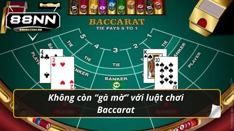 Baccarat 88NN – Nơi Dân Cá Cược Thứ Thiệt Thể Hiện Đẳng Cấp 3 Chỉ cần hiểu luật Baccarat 88NN – Cơ hội lật kèo ngoạn mục luôn nằm trong tay bạn